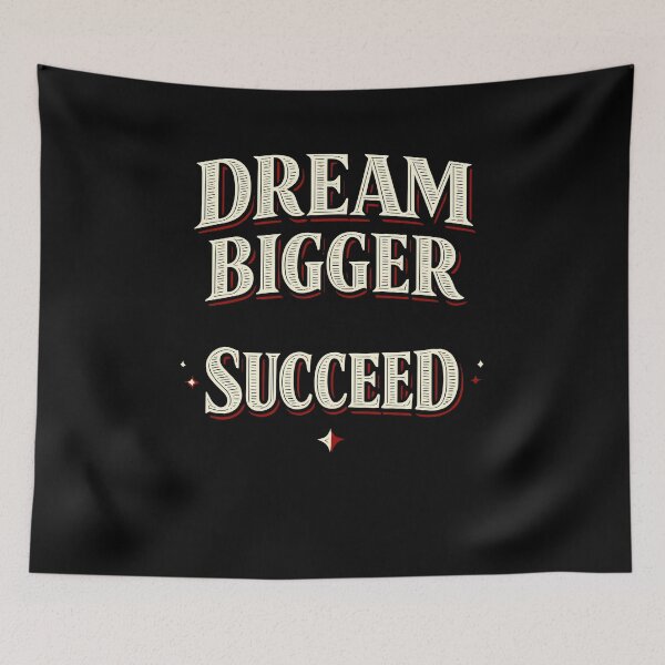 Item preview, Dream Bigger Work Hard Stay Focused Succeed designed and sold by Svenniibee.