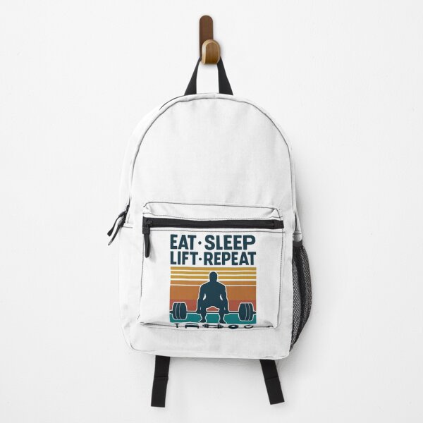 Item preview, Eat Sleep Lift Repeat Weightlifting Routine designed and sold by Svenniibee.