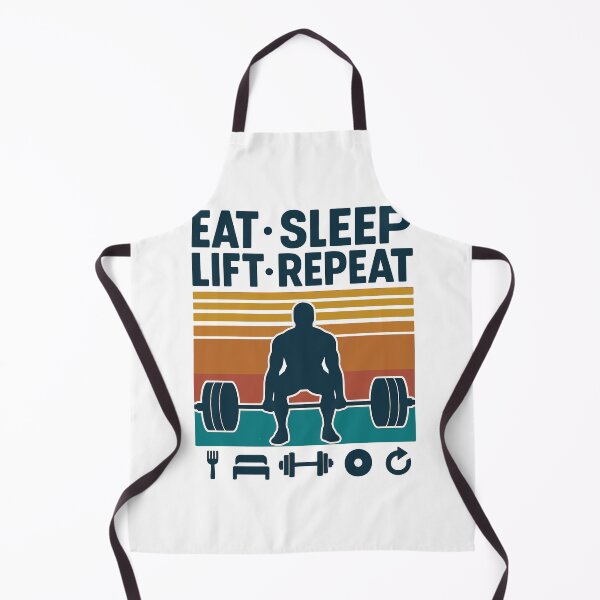 Item preview, Eat Sleep Lift Repeat Weightlifting Routine designed and sold by Svenniibee.