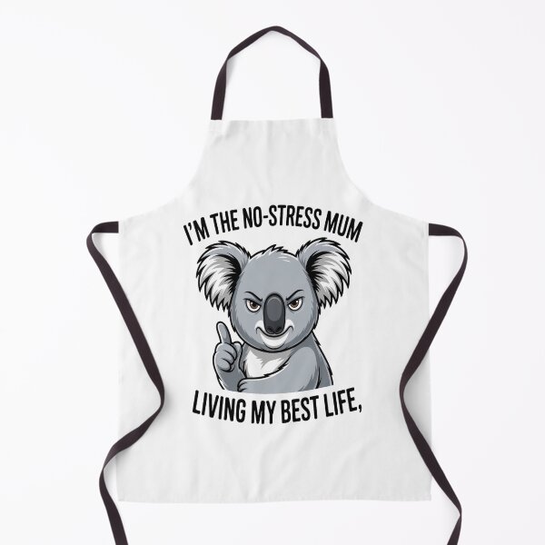 Item preview, No‑Stress Mum Koala Portrait designed and sold by stickercuffs.