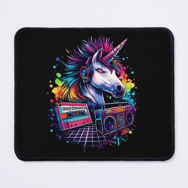Artikelvorschau, One Of A Manna Einhorn Retro Boombox Cassette entworfen und verkauft von Svenniibee.
