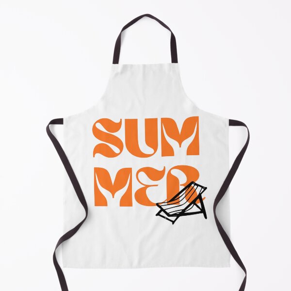 Item preview, Summer orange text easy chair designed and sold by InkRiot Studios.