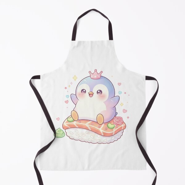 Item preview, Sushi Penguin Rollin with Style - Kawaii Penguin Sushi Art - Cute Food Animal Hybrid designed and sold by JLMWorks.
