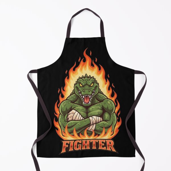 Item preview, Fiery Crocodile Fighter Mascot Gaming Design designed and sold by Omar-2D.