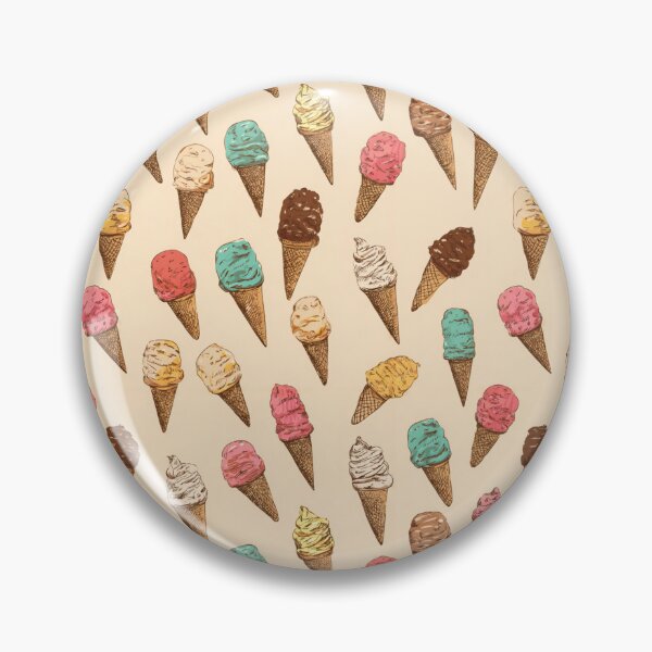 Item preview, Vintage Ice Cream Cone Pattern Sweet Treat designed and sold by NicolasGlowArt.