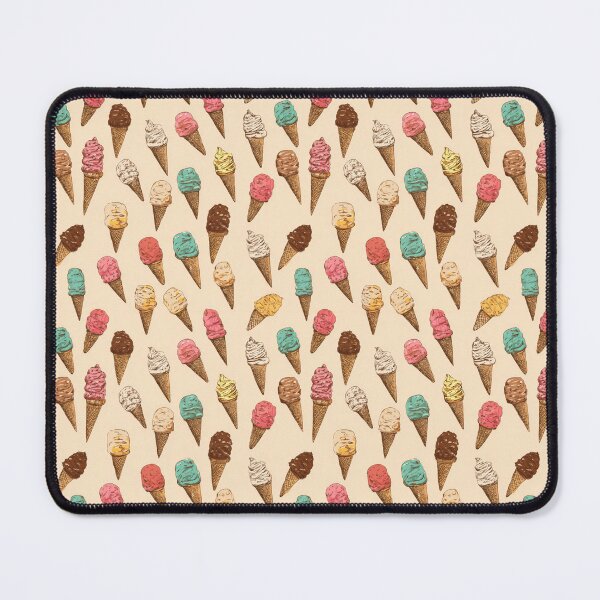 Item preview, Vintage Ice Cream Cone Pattern Sweet Treat designed and sold by NicolasGlowArt.