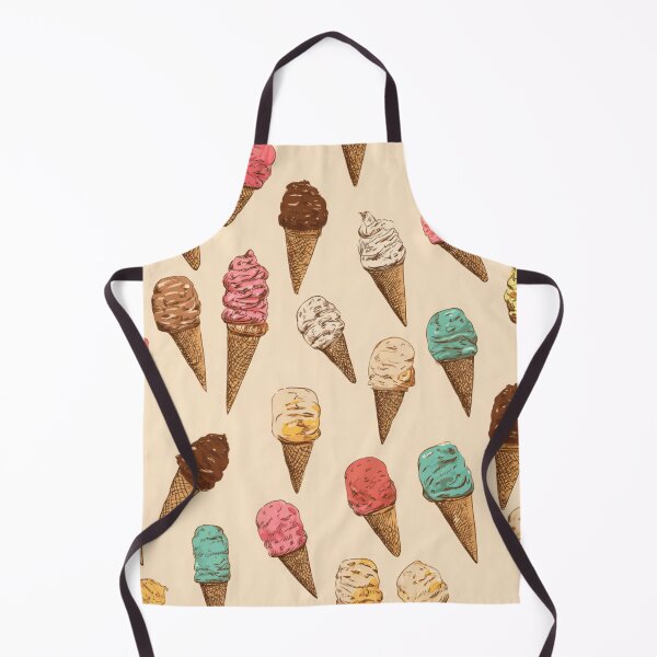 Item preview, Vintage Ice Cream Cone Pattern Sweet Treat designed and sold by NicolasGlowArt.