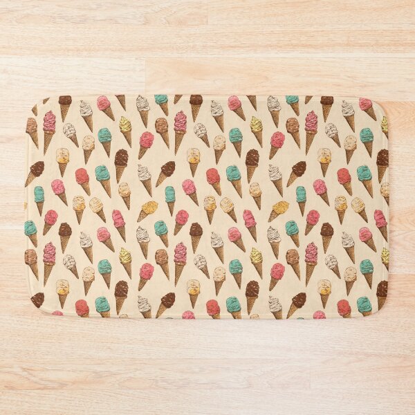 Item preview, Vintage Ice Cream Cone Pattern Sweet Treat designed and sold by NicolasGlowArt.