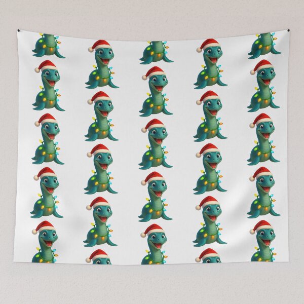 Item preview, Christmas Elasmosaurus designed and sold by Sillytoe.