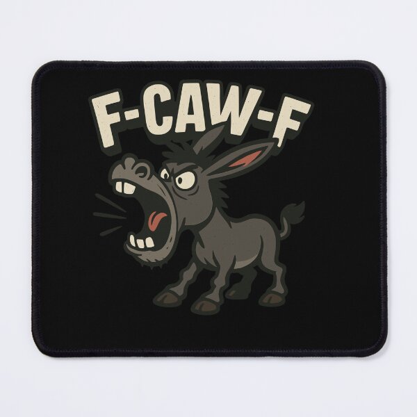 Item preview, F CAW F Angry Donkey Cartoon Screaming designed and sold by Svenniibee.