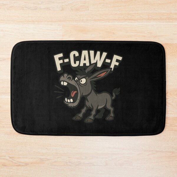 Item preview, F CAW F Angry Donkey Cartoon Screaming designed and sold by Svenniibee.