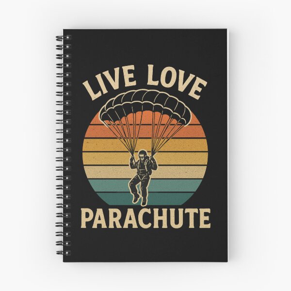 Item preview, Live Love Parachute Retro Parachuting designed and sold by Svenniibee.