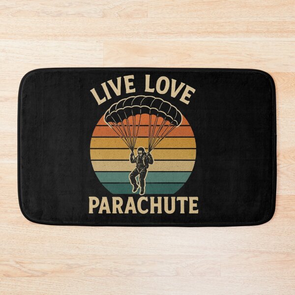 Item preview, Live Love Parachute Retro Parachuting designed and sold by Svenniibee.