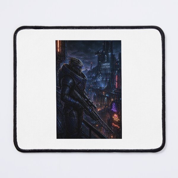 Item preview, Loyalty in Silence | Sci-Fi Alien Warrior | Emotional Space Art designed and sold by Echoes of the Void .