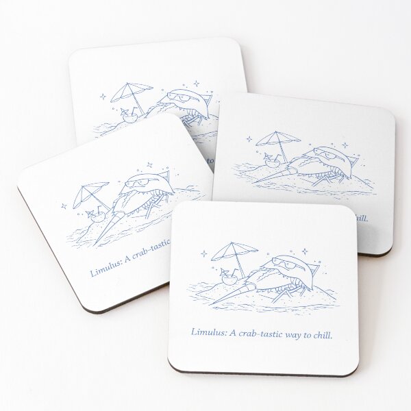 Item preview, Limulus Crab Tastic Chill Blue Line Art designed and sold by JessArty ⭐⭐⭐⭐⭐.