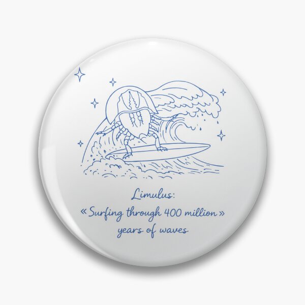 Item preview, Limulus - Funny Limulus Surfing designed and sold by JessArty ⭐⭐⭐⭐⭐.