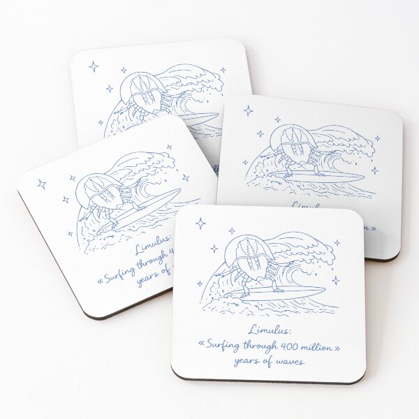 Item preview, Limulus - Funny Limulus Surfing designed and sold by JessArty ⭐⭐⭐⭐⭐.