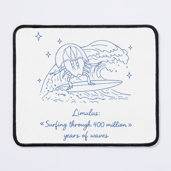 Item preview, Limulus - Funny Limulus Surfing designed and sold by JessArty ⭐⭐⭐⭐⭐.