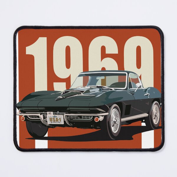 Item preview, Vintage Classic Car Corvette Stingray designed and sold by PrintCarClub.