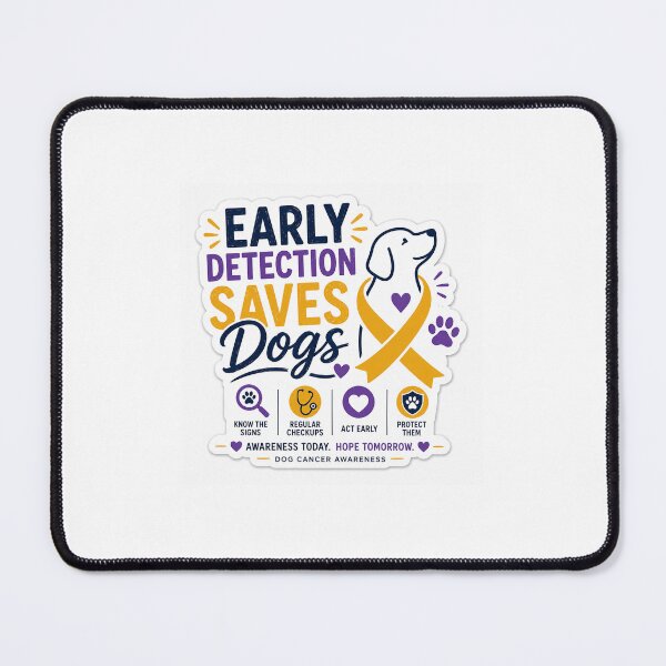 Item preview, Early Detection Saves Dogs  designed and sold by DrakeDogShop.