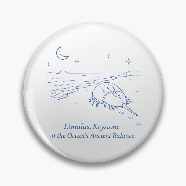 Item preview, Limulus Keystone Ancient Ocean Blue Art designed and sold by JessArty ⭐⭐⭐⭐⭐.