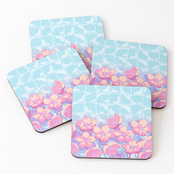 Item preview, Cute Colorful Floral Illustration with Pink Yellow Flowers designed and sold by MinimalAnGo.