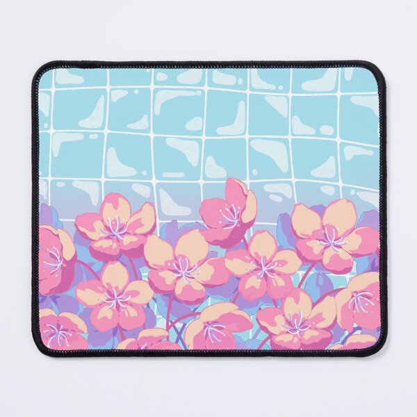 Item preview, Cute Colorful Floral Illustration with Pink Yellow Flowers designed and sold by MinimalAnGo.