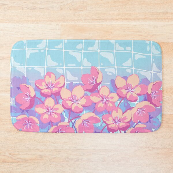 Item preview, Cute Colorful Floral Illustration with Pink Yellow Flowers designed and sold by MinimalAnGo.