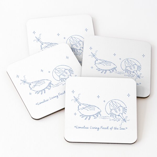 Item preview, Limulus Living Fossil of the Sea Blue Art designed and sold by JessArty ⭐⭐⭐⭐⭐.