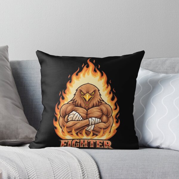 Item preview, Fiery Eagle Fighter Mascot Gaming Design designed and sold by Omar-2D.