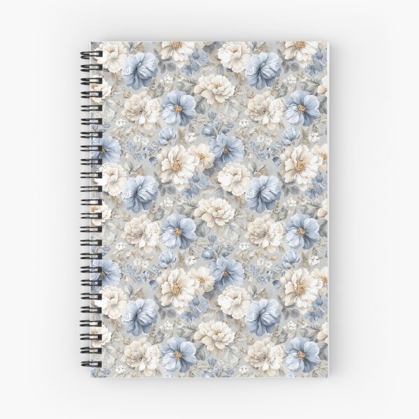 Item preview, Vintage Blue & Cream Peony Floral | Romantic Dusty Blue Roses Pattern | French Country Botanical Aesthetic | Dreamy Summer Garden Aesthetic | Elegant Peony Garden Illustration designed and sold by VivaFy.