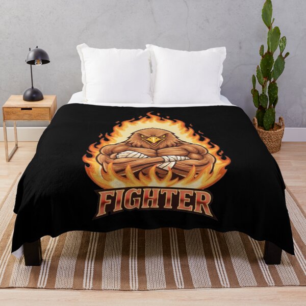 Item preview, Fiery Eagle Fighter Mascot Gaming Design designed and sold by Omar-2D.