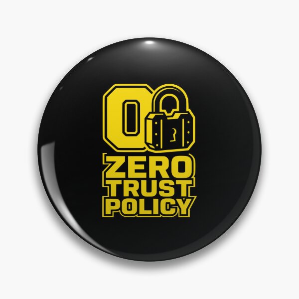 Item preview, Zero Trust Policy Cybersecurity Warning Aesthetic designed and sold by Ixnor.