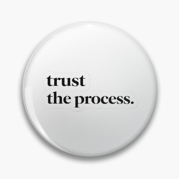 Item preview, Trust The Process Sticker Motivational Minimal Quote Aesthetic designed and sold by Luxers Sticker Shop.
