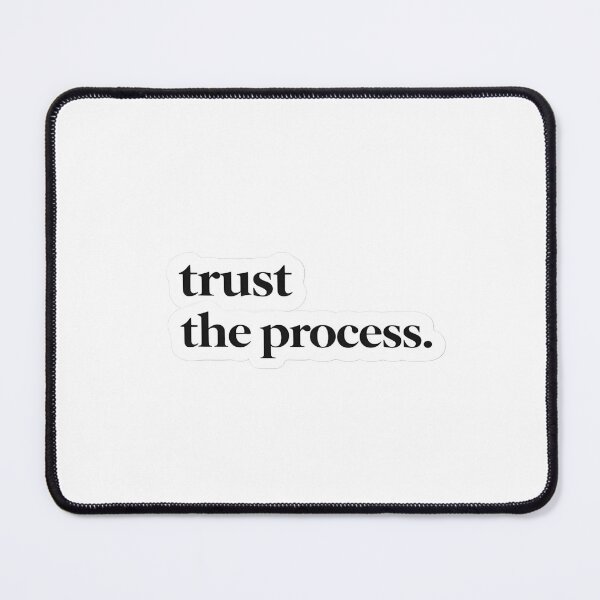 Item preview, Trust The Process Sticker Motivational Minimal Quote Aesthetic designed and sold by Luxers Sticker Shop.