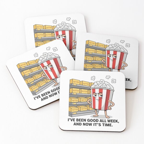 Item preview, Funny Popcorn Grocery Store Cheat Day  designed and sold by BarelyCreating.