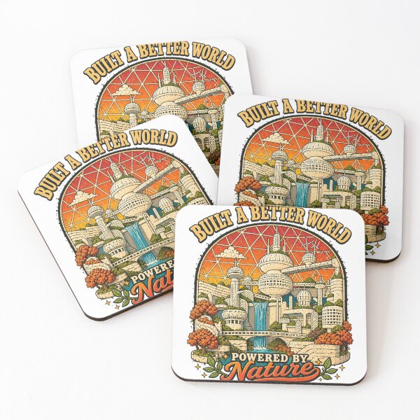 Item preview, Futuristic Solarpunk City – Build a Better World Powered by Nature designed and sold by PunkVerseStudio.