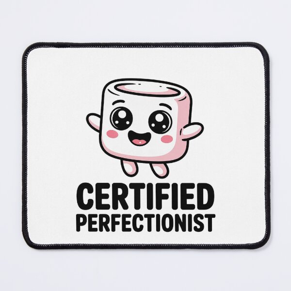 Item preview, Certified Perfectionist Funny Cute Character Meme Design designed and sold by Cool-cat-art.