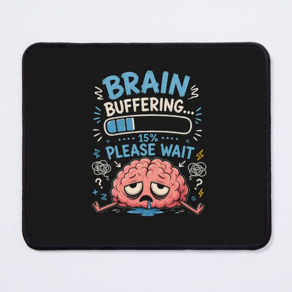 Item preview, Brain Buffering Not Responding Funny Meme Shirt designed and sold by MotylekAnia.