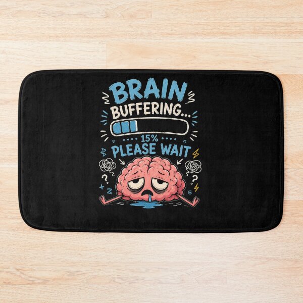 Item preview, Brain Buffering Not Responding Funny Meme Shirt designed and sold by MotylekAnia.