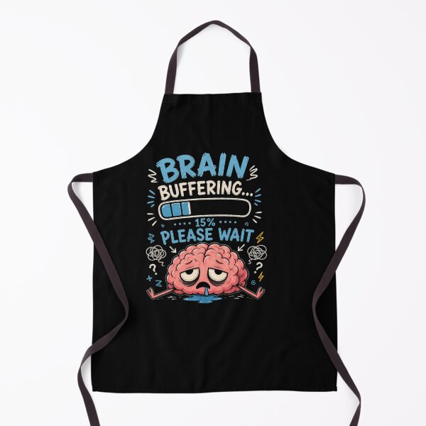 Item preview, Brain Buffering Not Responding Funny Meme Shirt designed and sold by MotylekAnia.