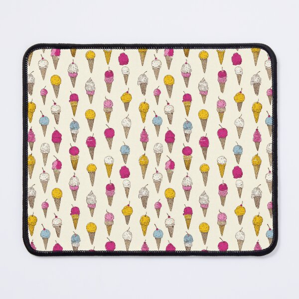 Item preview, Retro Ice Cream Cones Pattern Sweet Dessert Fun designed and sold by NicolasGlowArt.
