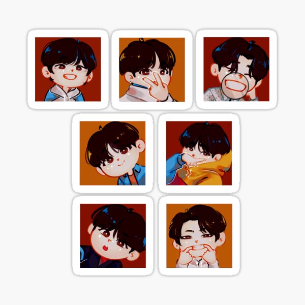 Bts Chibi Euphoria Sticker For Sale By P0zuda Redbubble 