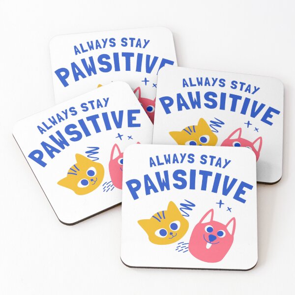 Item preview, Always Stay Pawsitive Cat Lover Design designed and sold by TZAR WORKS.