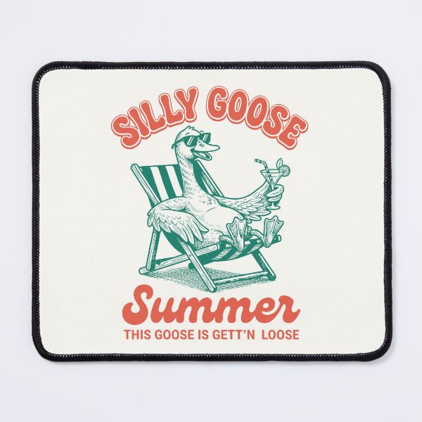 Item preview, Silly Goose Summer Funny Retro Beachy Vibes designed and sold by Y-Vibes.