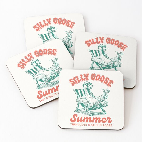 Item preview, Silly Goose Summer Funny Retro Beachy Vibes designed and sold by Y-Vibes.