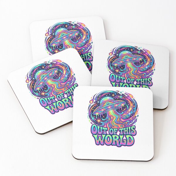 Item preview,  Out of This World Psychedelic 70s Trippy UFO designed and sold by Pixels By D.