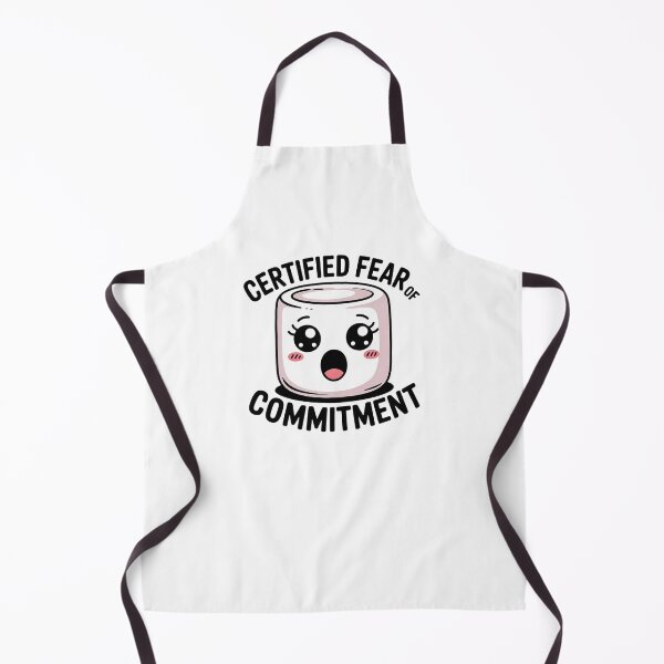 Item preview, Certified Fear of Commitment Funny Meme Cute Character Design designed and sold by Cool-cat-art.
