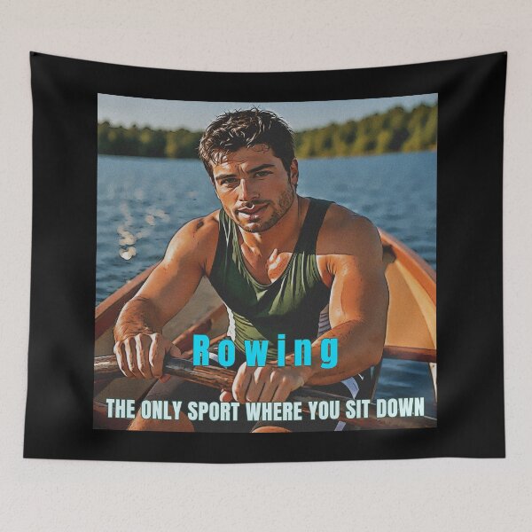 Item preview, Funny Rowing Design The Only Sport Where You Sit Down, Rowing Humor Gift, Crew Rowing Quote designed and sold by Michael van der Hoorn.