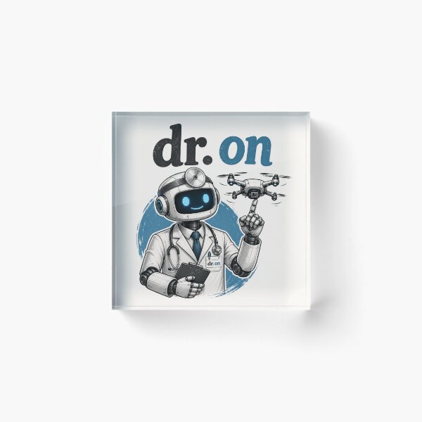 Aperçu de l'œuvre Médecin drone sur une impression graphique créée et vendue par Inquu.